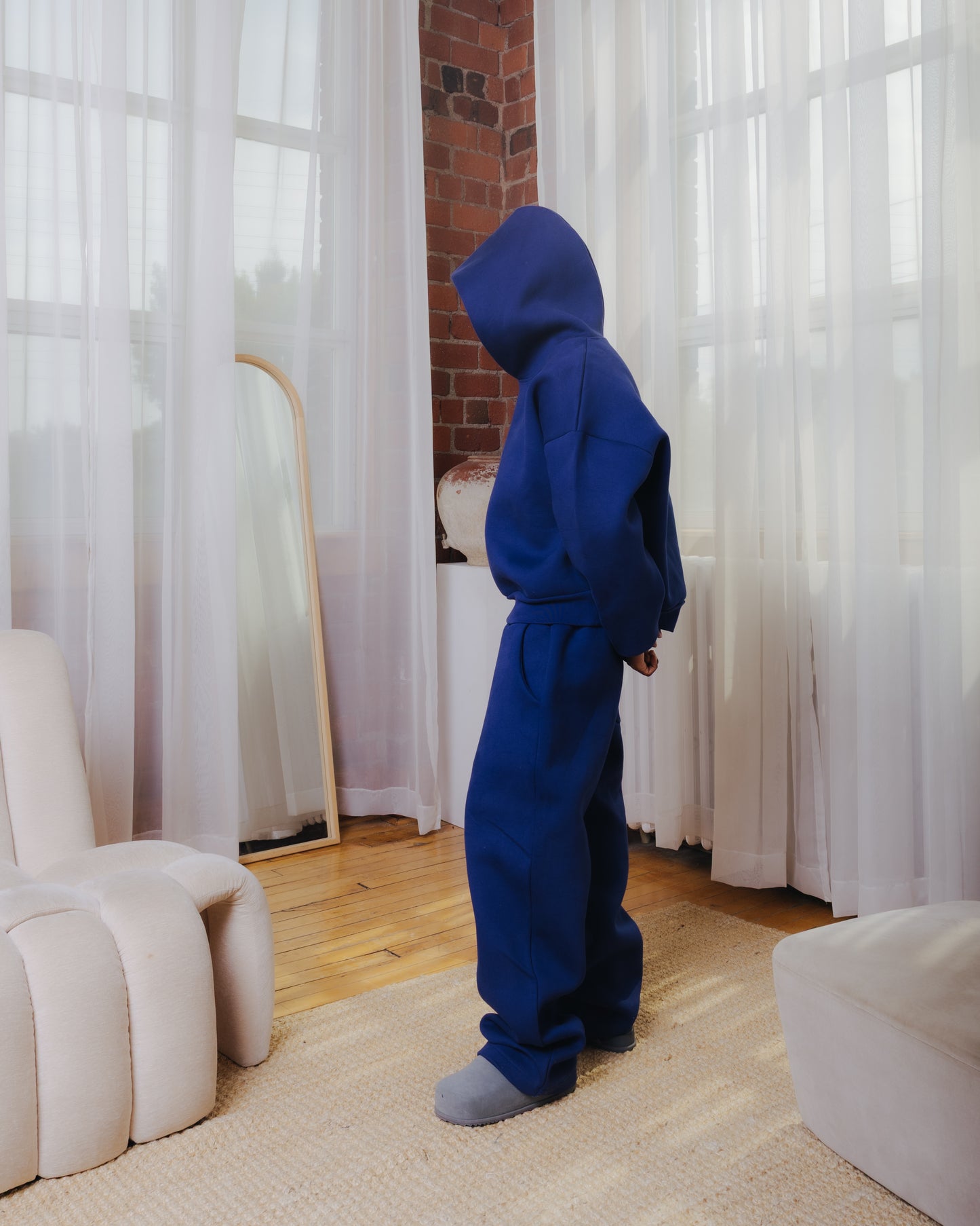 CL V2 Zip Hoodie In Navy