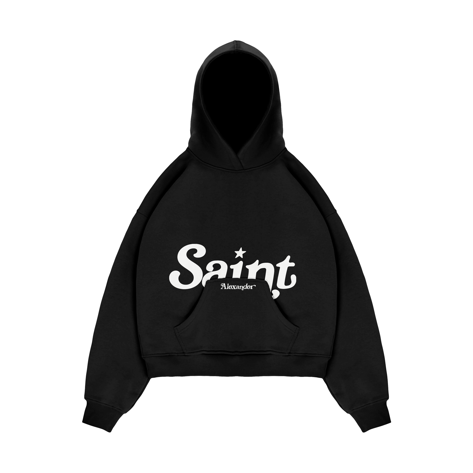 Saint Reimagined Hoodie In Night – SAINT ALEXANDER Saint Reimagined Hoodie In Night – SAINT ALEXANDER