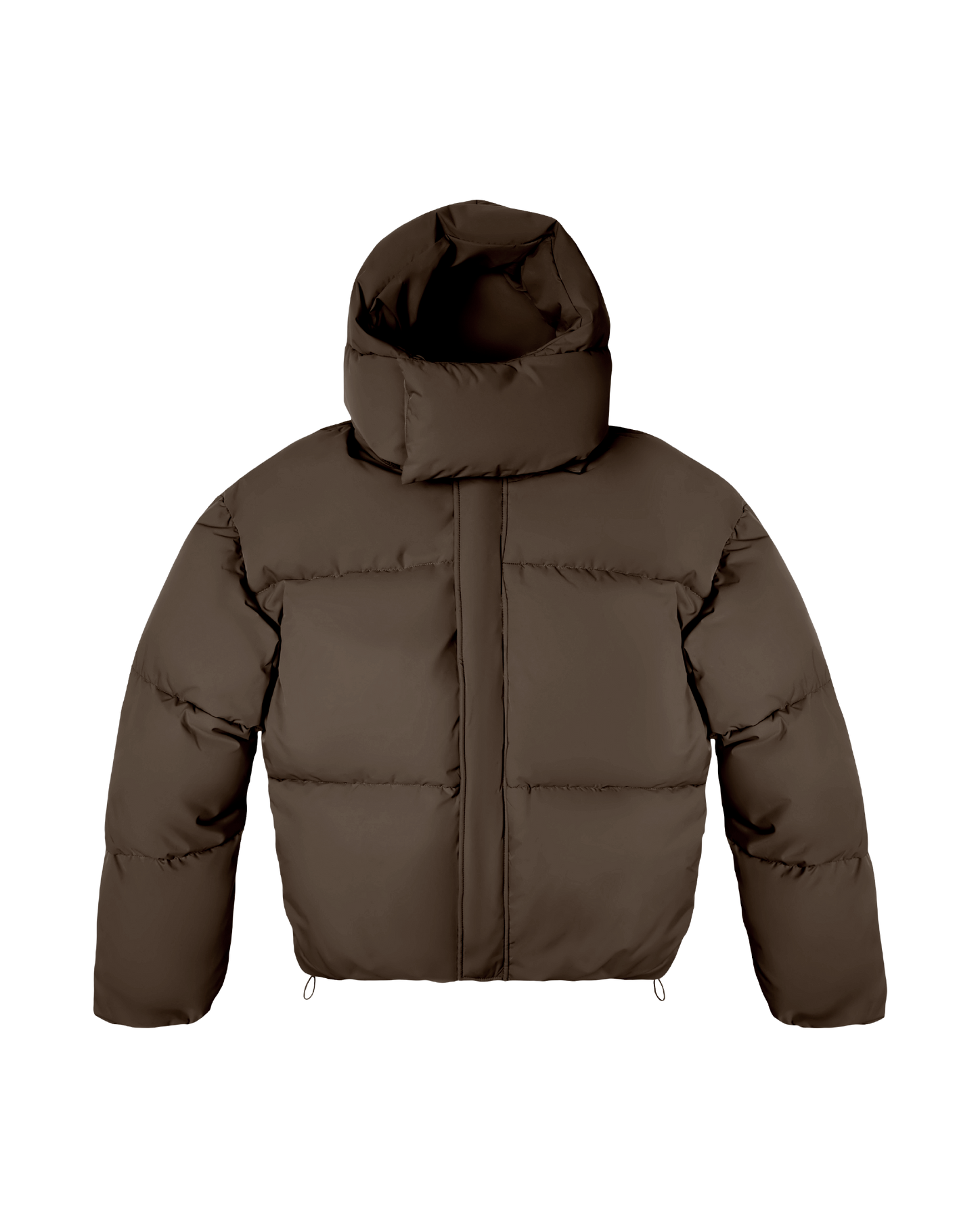 V1 Puffer Coat In Mocha