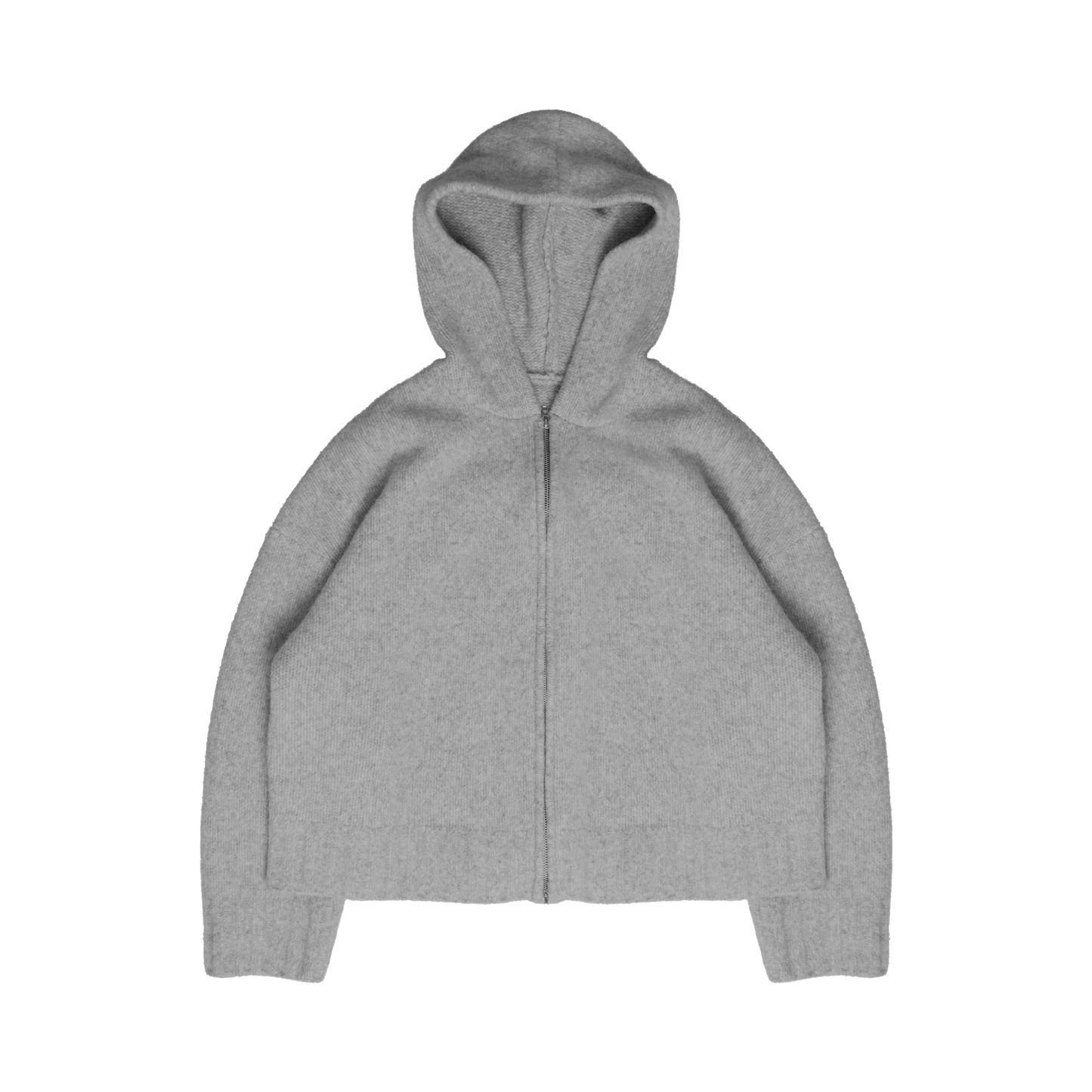 Heritage Knit Zip In Ash